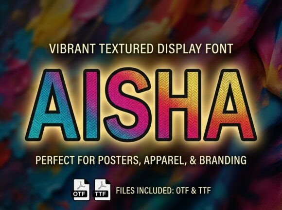 Aisha: Where Cosmic Gradients Meet Herringbone Texture