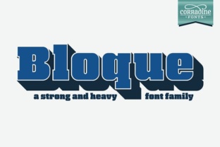 Bloque Family: The Slab Serif Built for Impact