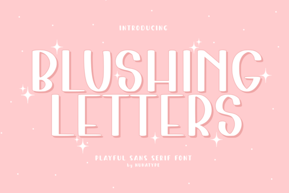 Blushing Letters: The Friendly Typeface for Warm Designs