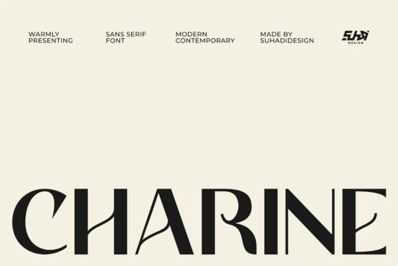 Charine: Sculptural Elegance for Modern Branding