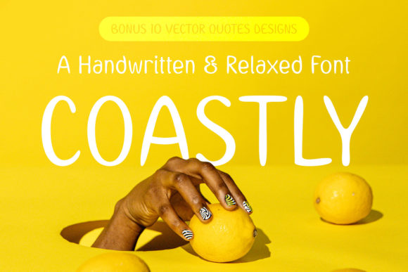 Coastly: The Handwritten Font That Brings the Amalfi Coast to Your Designs