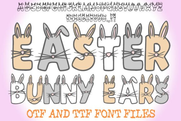 Easter Bunny Ears: Hopping into Spring with Playful Typography