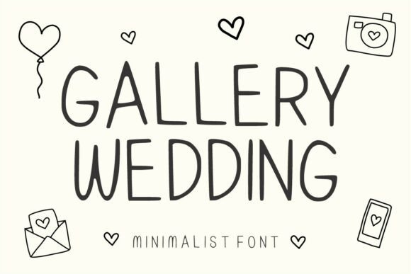 Gallery Wedding: The Handwritten Display Font for Modern Creatives