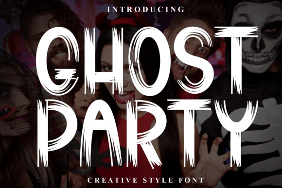 Ghost Party: The Display Font for Spooky, High-Impact Branding