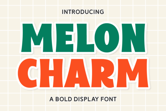 Melon Charm: Your Go-To Font for Bold, Playful Designs