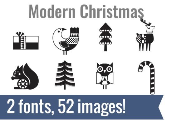 Modern Christmas Dingbats: A Designer's Guide