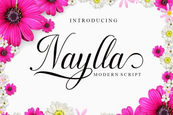 Naylla: A Modern Script Font for Elegant Designs