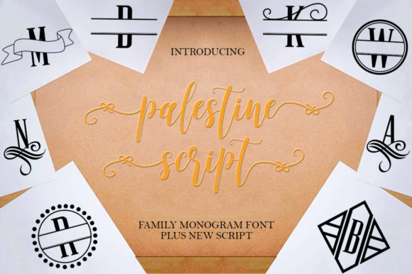 Palestine Script and Monogram: A Versatile Creative Font