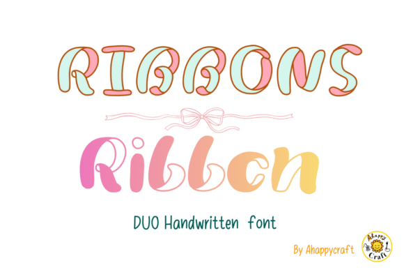 Ribbons: Unfolding a Playful, Artisanal Font Duo