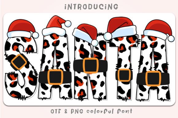 Santa Leona: A Playful Twist on Festive Typography