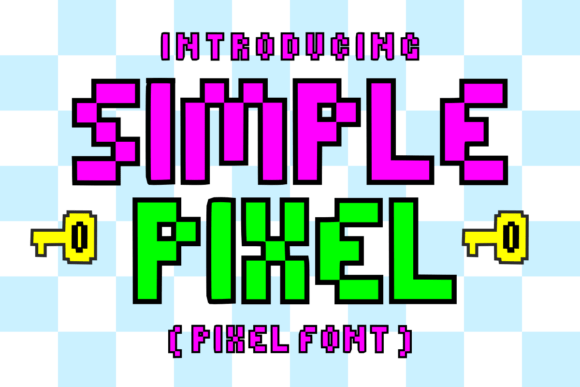 Simple Pixel: The Display Font for Modern Retro Branding