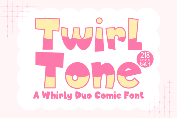 TwirlTone Duo: The Whirly Comic Font That Pops
